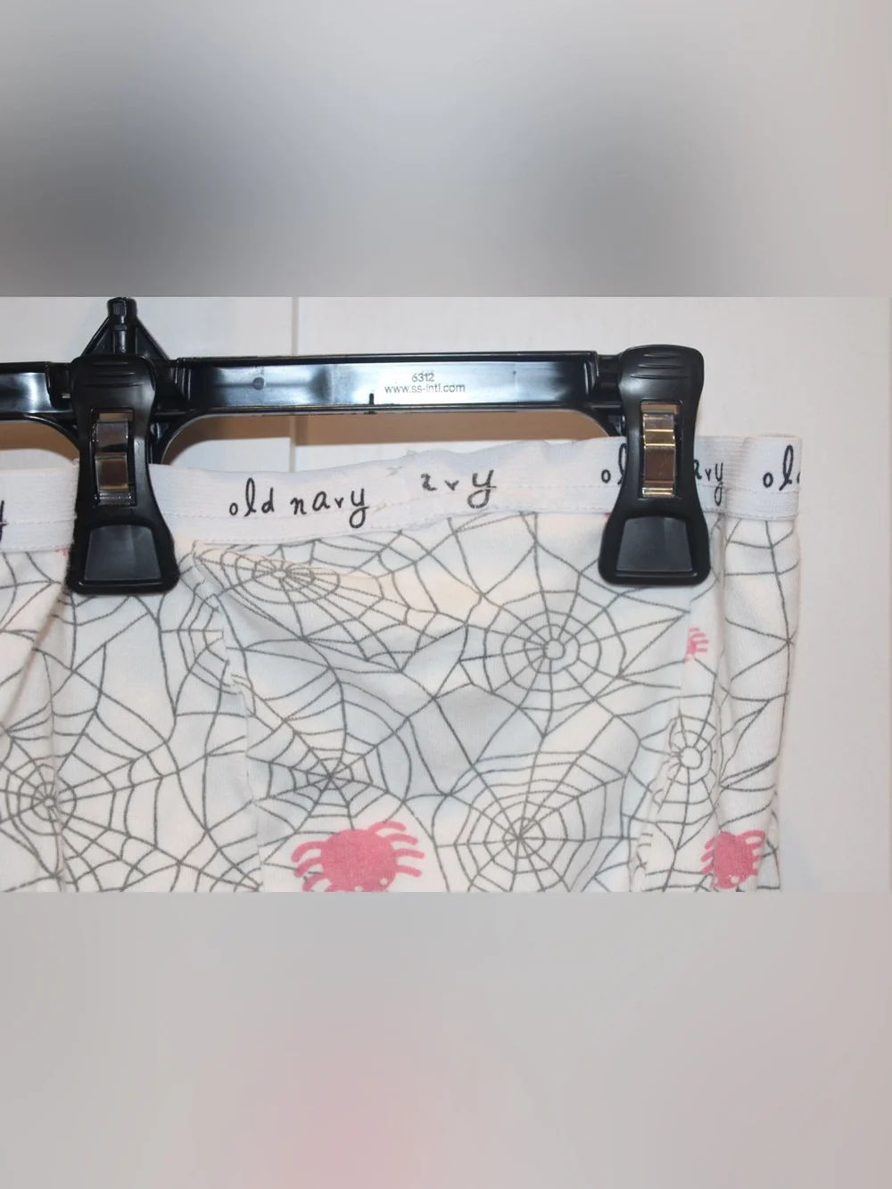 Old Navy Toddler Girls Halloween Spider Web Pajama Pants Size 4T Tights